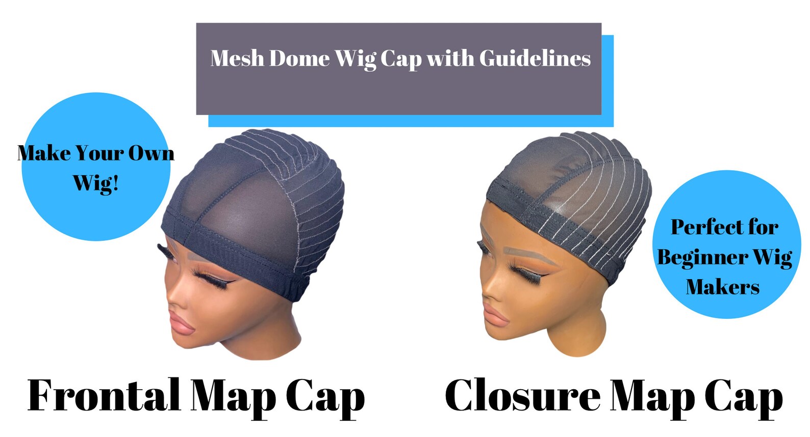 Mesh Dome Wig Cap With Guidelines Etsy Canada