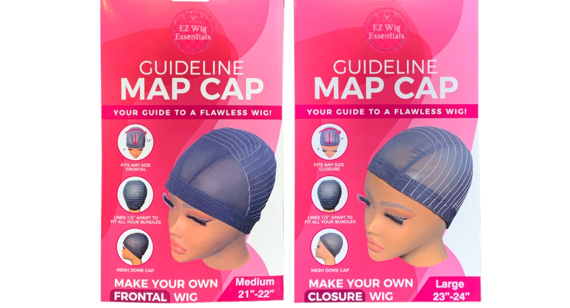 Mesh Dome Wig Cap with Guidelines Etsy