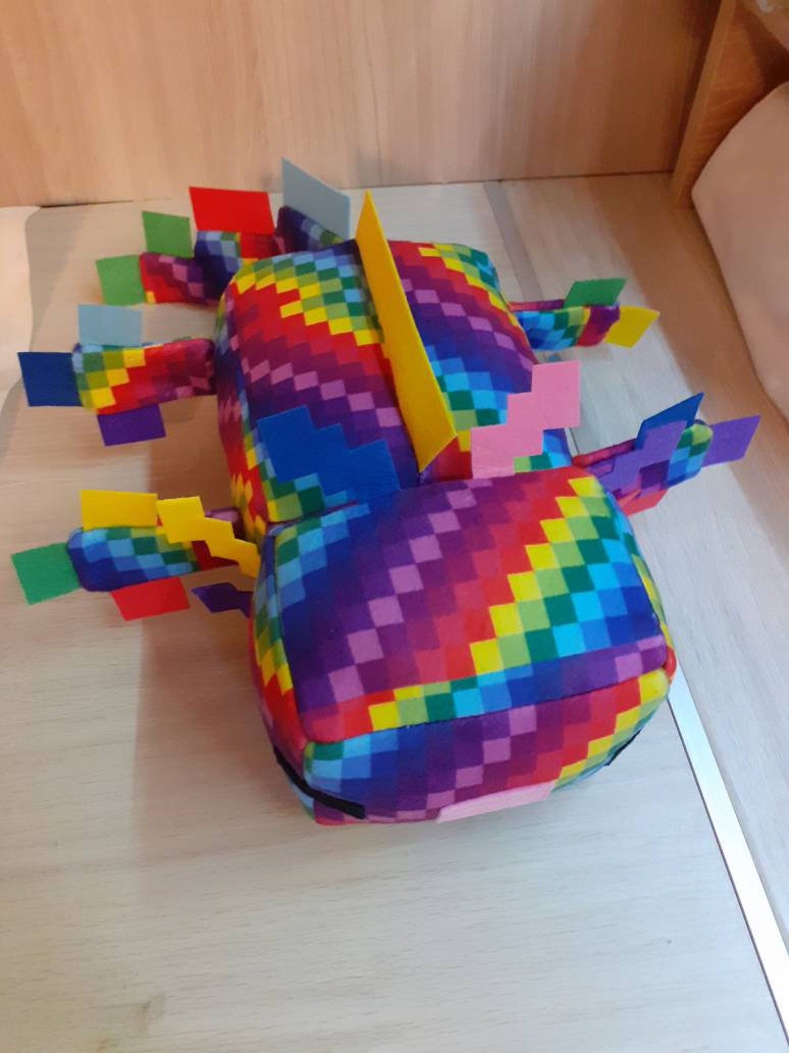 Minecraft Axolotl Axolotl Plush Minecraft Plush Blue Axolotl Etsy