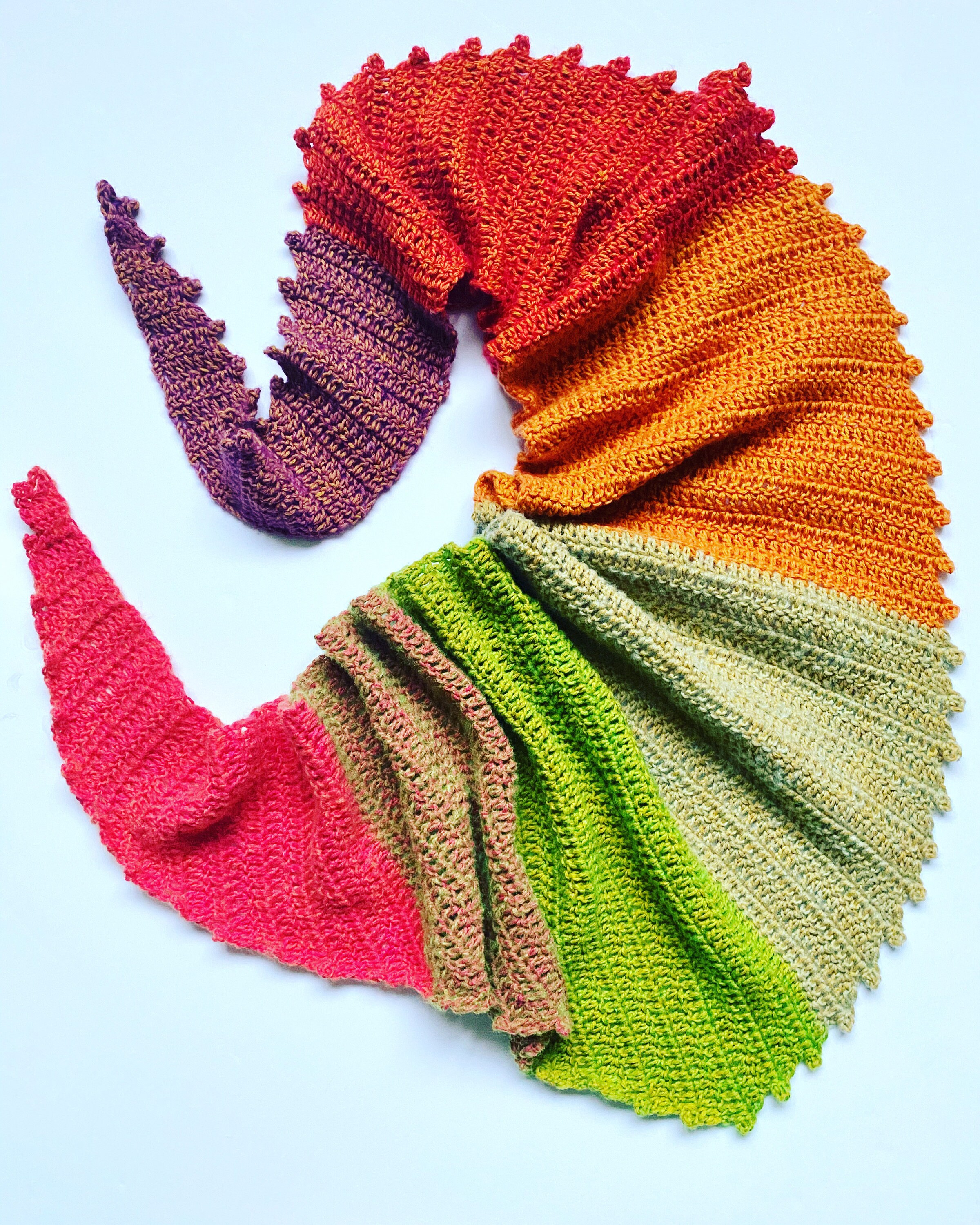 Jagged Little Wrap, scarf, shawl, wrap, crochet scarf, asymmetrical, …