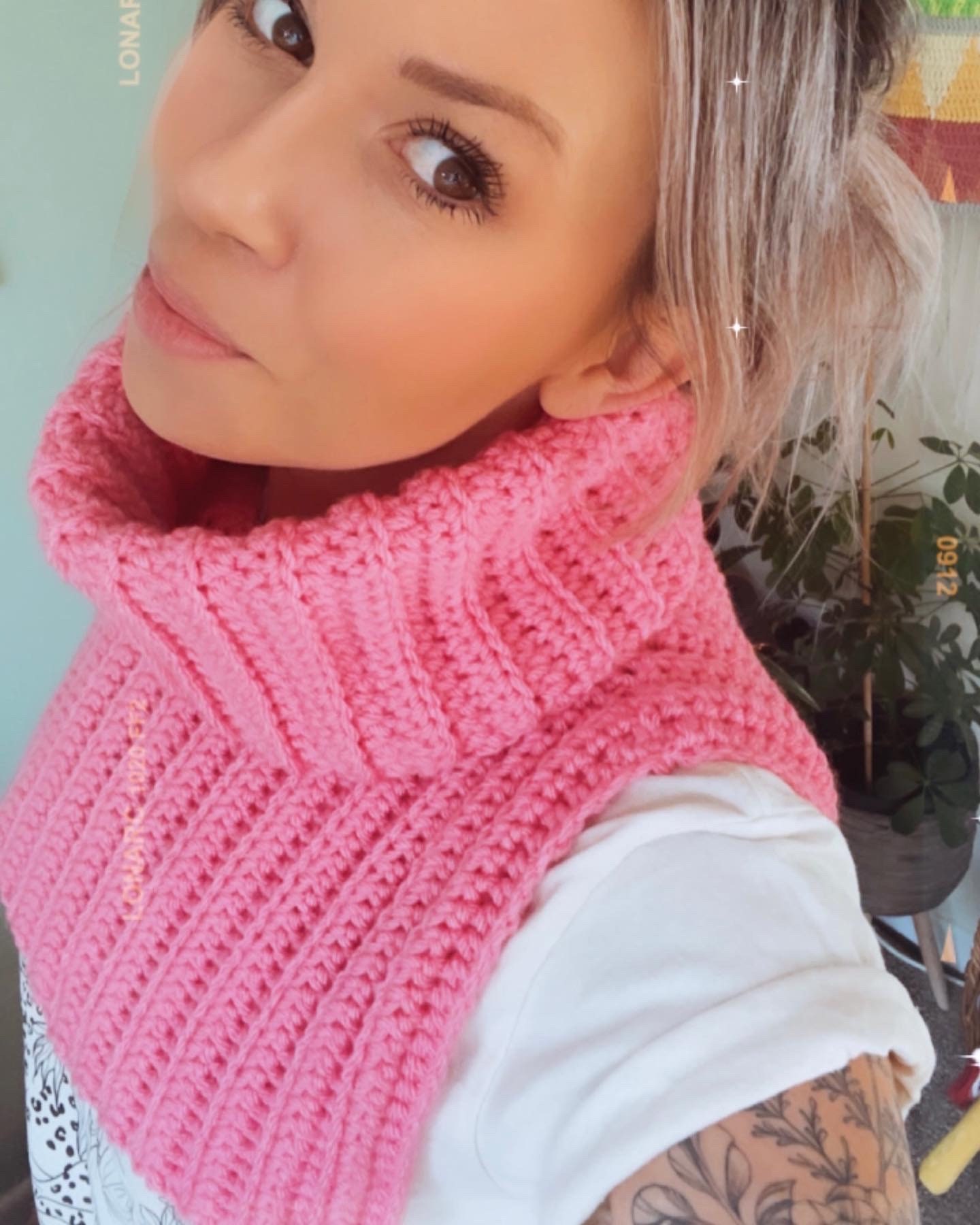 Bib Crochet Dickie Neck warmer Dickie Neck Wear Etsy