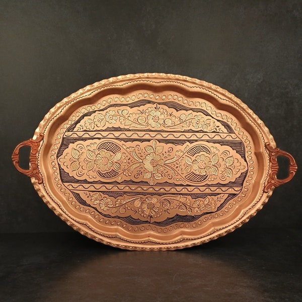 Oval Serving Tray - Etsy