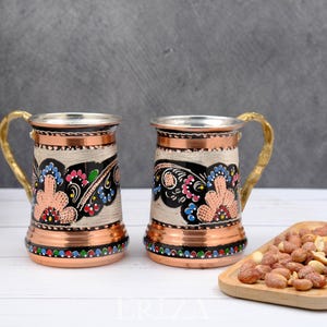 Copper Anniversary Gift Handmade Mug