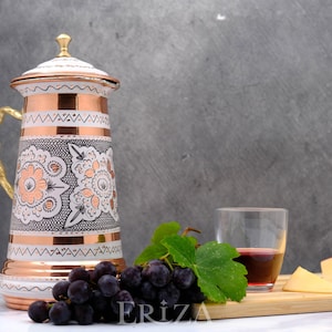 7th Anniversary Gift Handmade Copper Pitcher
