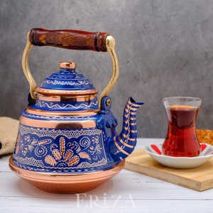 Handmade Copper Tea Kettle Antique Copper Teapot