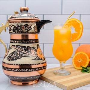 2.2 Liters Copper Pitcher With Lid