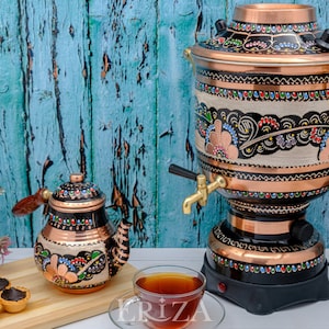 Copper Antique Electric Tea Maker Samover