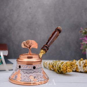 Vintage Copper Incense Burner Box