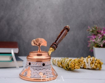 Vintage Copper Incense Burner Box