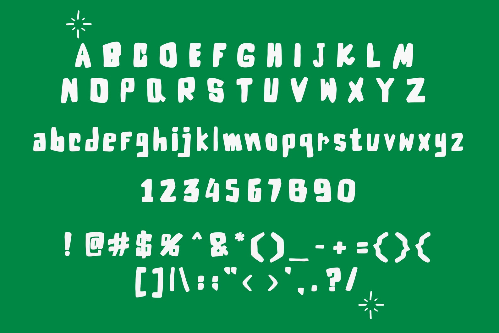 Digital Font, Procreate Font, Display Font, Font for Cricut, Sticker