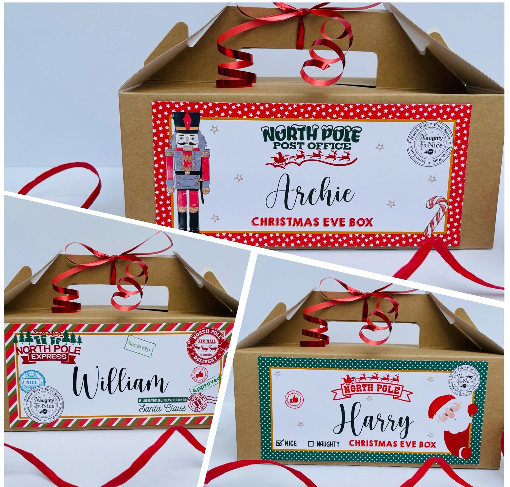 Christmas Eve Box Christmas Gift Box Personalised | Etsy