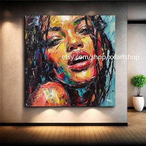 POP ART by MEDICI Face Art Canvas Wall Art Pop Art Modern Picture Living Room Office xxl art fe2-1