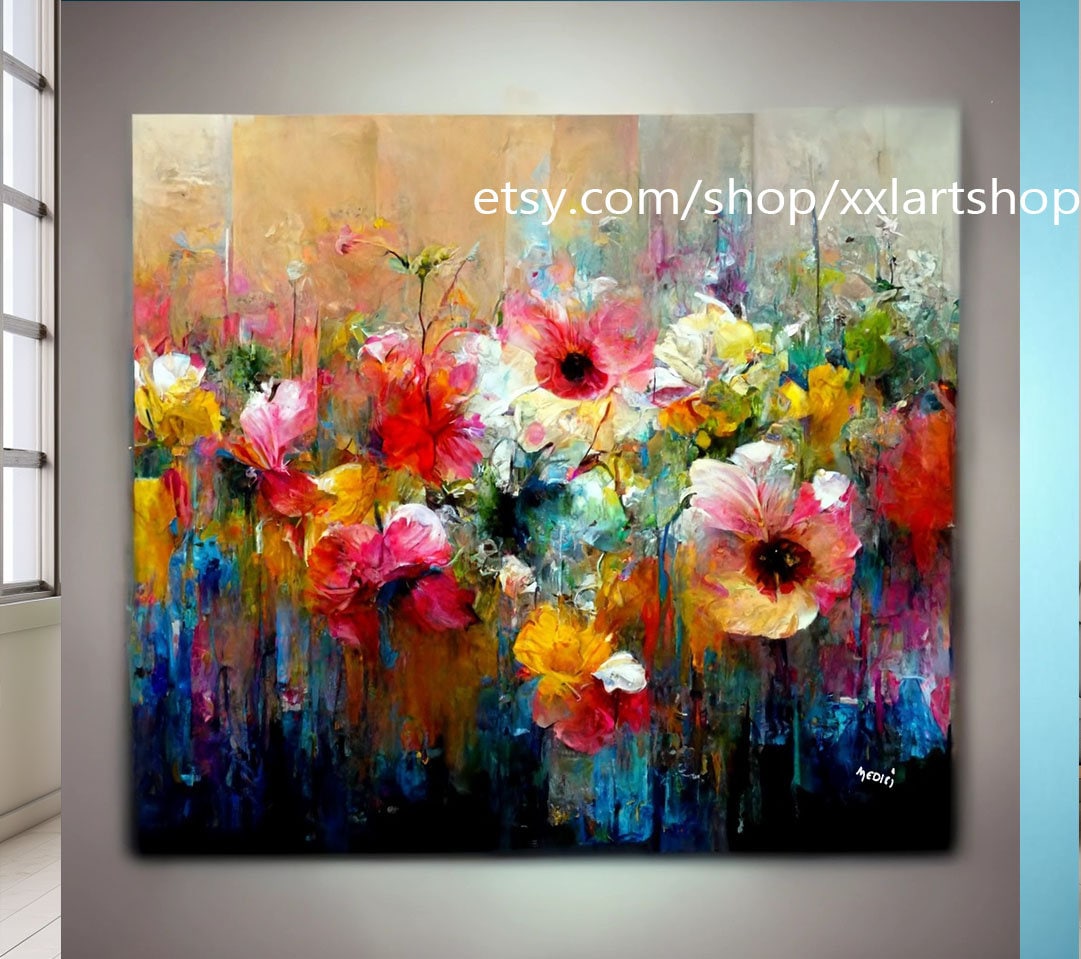 Blumen Wandkunst Leinwand Wandkunstdruck Modernes Bild Wohnzimme