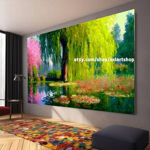 Landscape by Medici Wall Art Canvas Wall Art Print Modern Picture Living Room Office stretched on frame or rolled #l1115