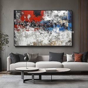 large Art Canvas Abstract Wall Art Pop Art Modern Picture Living Room Office xxl art M2124
