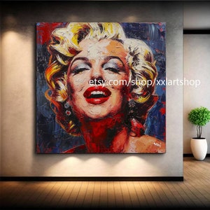 POP ART by MEDICI Face Art Canvas Wall Art Pop Art Modern Picture Living Room Office xxl art #fe2-34