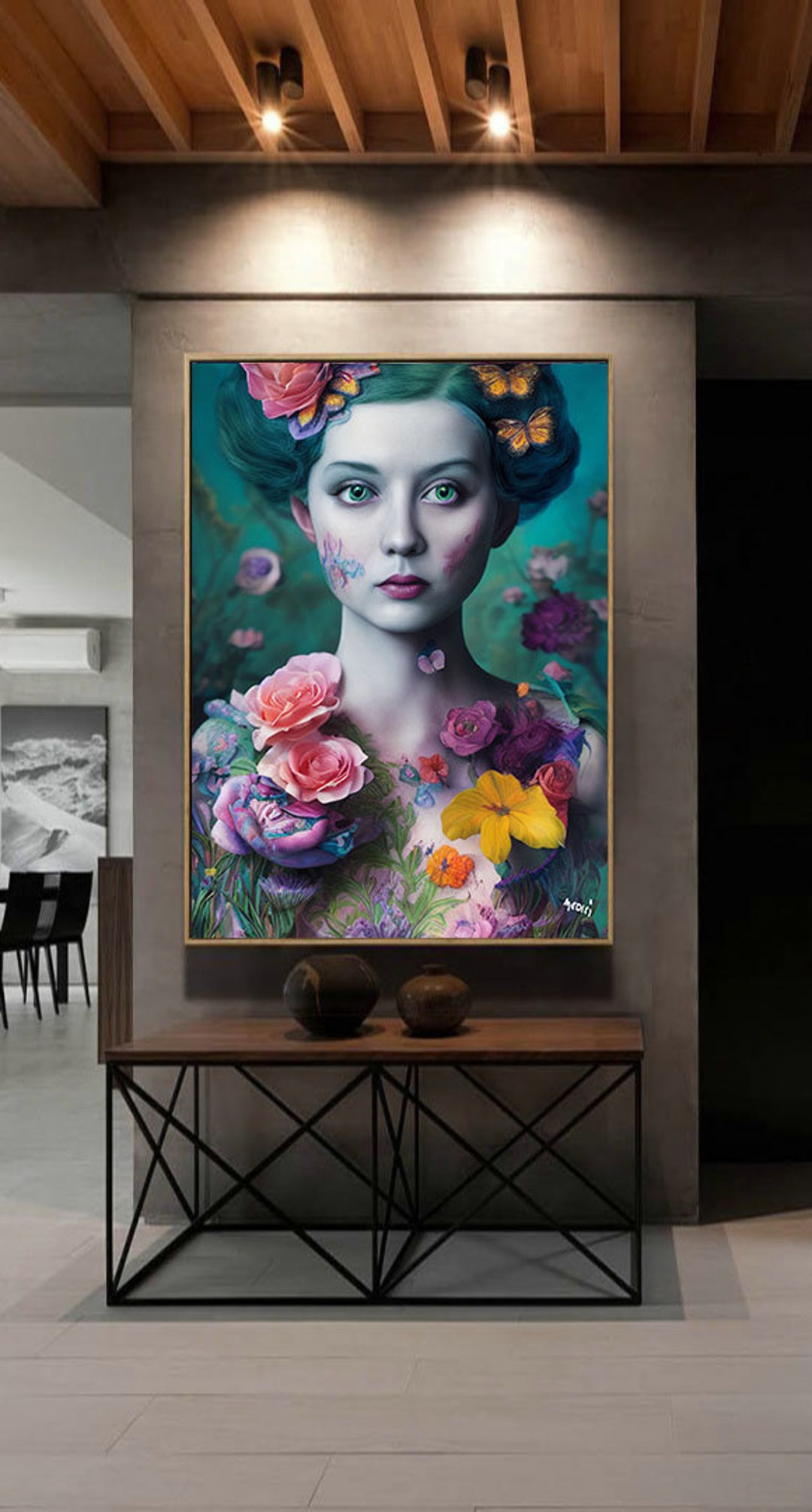 Alice in Wonderland Wall Art Canvas Wall Art Print Modern Picture