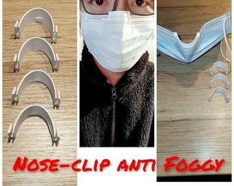 Anti-Fog Face Mask Nose Clip Masks Clips for Glasses  3d Printed random colo