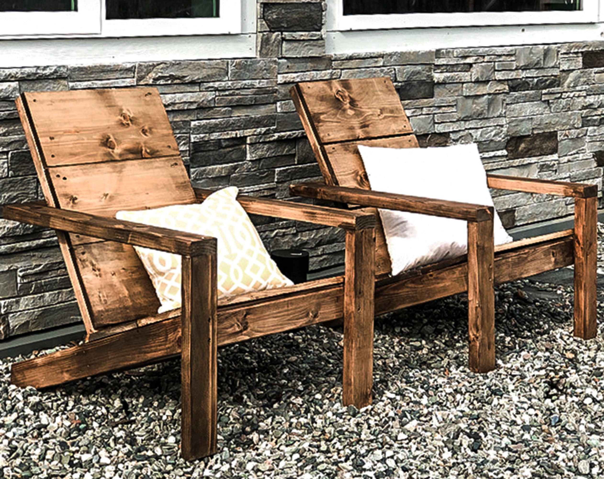 Modern Adirondack Chair Plans Etsy