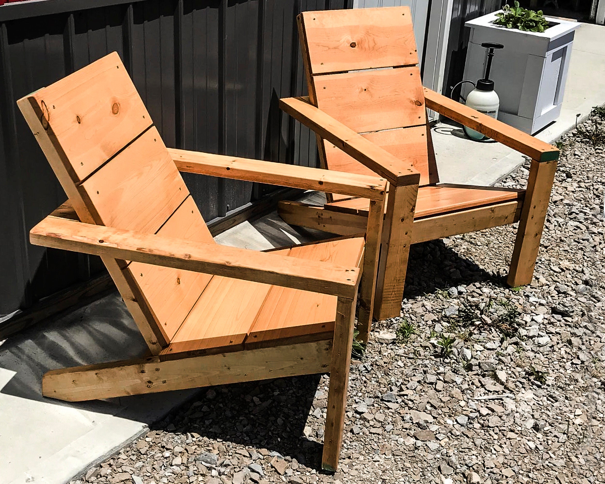 Modern Adirondack Chair Plans Etsy
