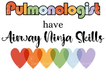 Pulmonologist Sublimation PNG Design, Pulmonology, Respiratory Therapist, Lung Specialist, Respiratory Therapy, SVG, PNG, Digital Print