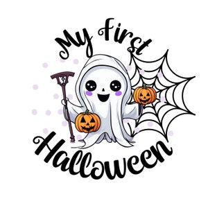 My First Halloween |PNG SVG| Smiley & Cute| My 1st Halloween svg, My 1st Halloween png, cut file, Digital design, Clipart, Digital Download