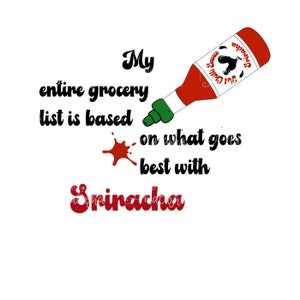 Funny Sriracha PNG SVG, Sriracha chilli sauce, Sriracha chill sauce sticker, decal, art print, sign, pepper, Sriracha label, digital print