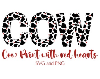 Cow Font SVG, Cow Font PNG, Cow Print Alphabet svg, Numbers Svg, Cow Letters Svg, Birthday Cow Print PNG, Cow print letter Instant download