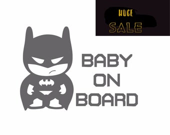 Baby Batman Love you to the Moon sticker