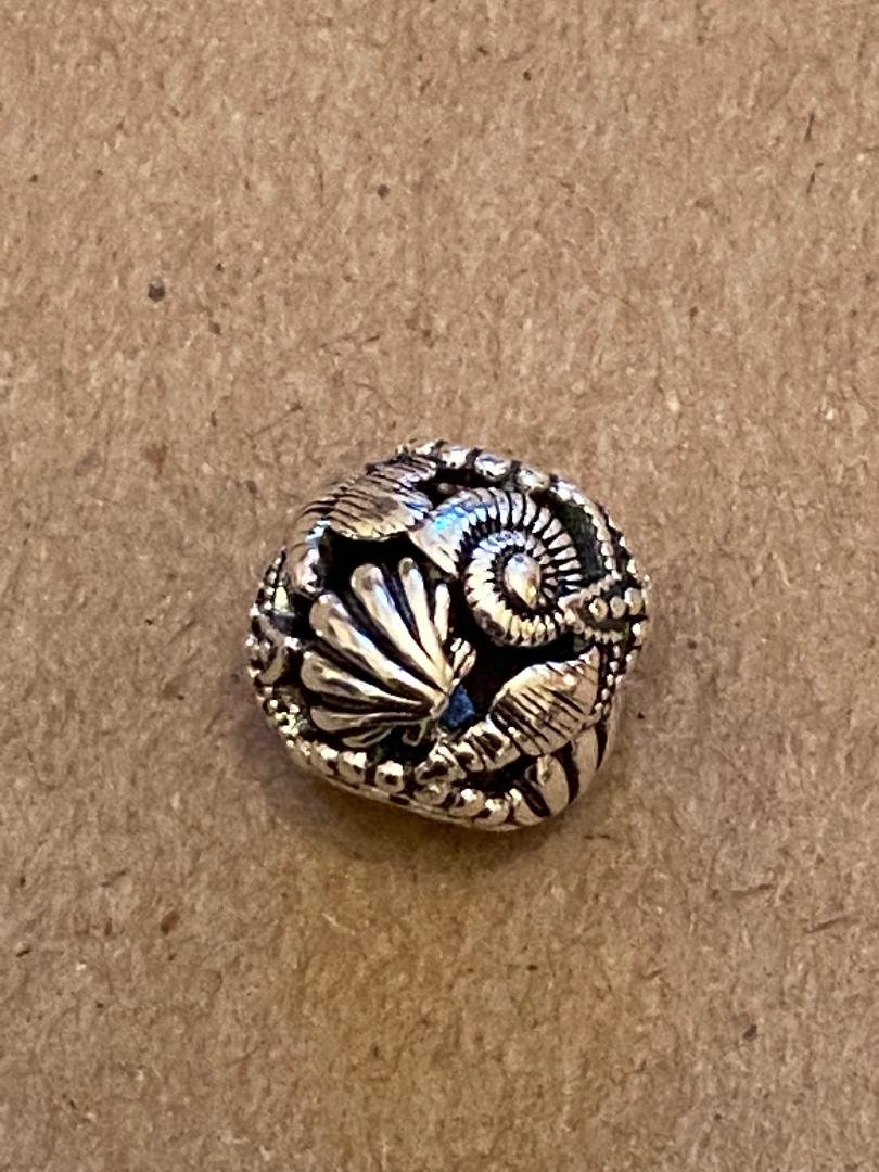 Seashell Charm, Genuine S925 100% Real Sterling Silver, Fits Pandora and European charm bracelets!! Seashell Charm, Genuine S925 100% Real Sterling Silver, Fits Pandora and European charm bracelets!!