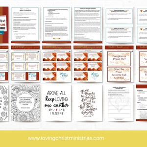 Fall in Love With Jesus Printable Christian Retreat Theme Bundle Women ...