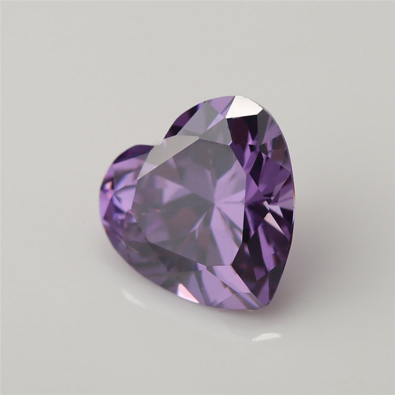 1PCS Per Colors Total 15pcs Size 3x3~10x10mm Heart Shape Loose Cubic Zirconia 1PCS Per Colors Total 15pcs Size 3x3~10x10mm Heart Shape Loose Cubic Zirconia