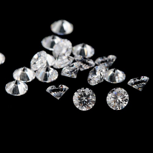 Quality Gemstones Moissanite Clear White D Color Round Brilliant Cut SIZE CHOICE Loose Stones VVS