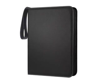 Personalized Baseball Cards Binder, Game Cards Album with Zipper, 900 Pockets Album for Sport Cards, Card Collection