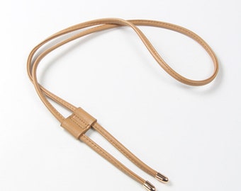 Leather Drawstring for Bucket Bag, 47inch Cinch Slide Pull String for Satchel Crossbody Bag Purse