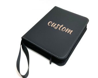 Personalized Baseball Cards Binder, Game Cards Album with Zipper, 400/ 900 Pockets Album for Sport Cards, Card Collection