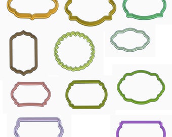 Fondant Icing Cookie Dough Cutter Shapes 17 Different Designs