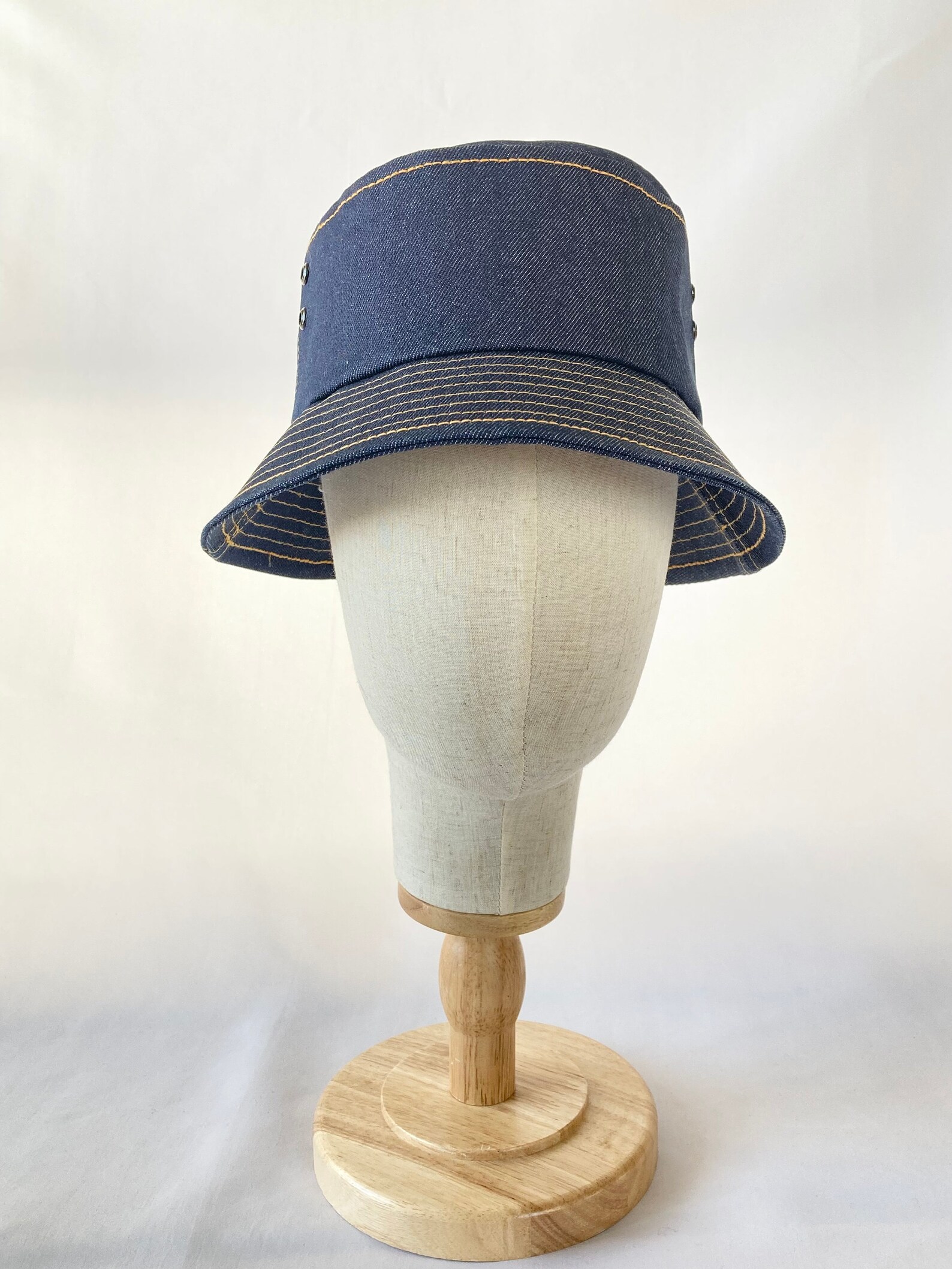 Bespoke Recycled Denim Bucket Hat - Etsy