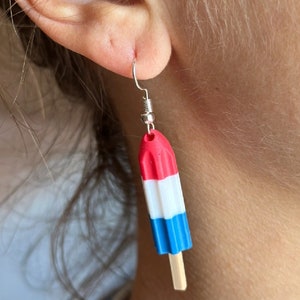 Firecracker Popsicle Earrings- Fourth of July & Summer Celebrations!