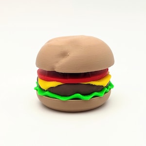 Burger Clicker Fidget Toy – Tasty Keyboard Clicker for Stress Relief & Fun
