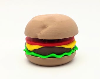 Burger Clicker Fidget Toy – Tasty Keyboard Clicker for Stress Relief & Fun