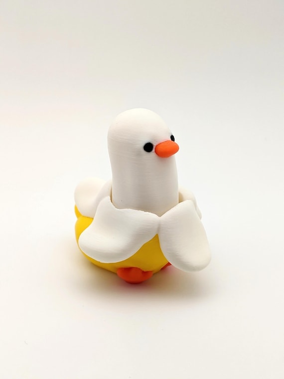 Banana Duck Clicker Fidget Toy – Quirky Keyboard Clicker for