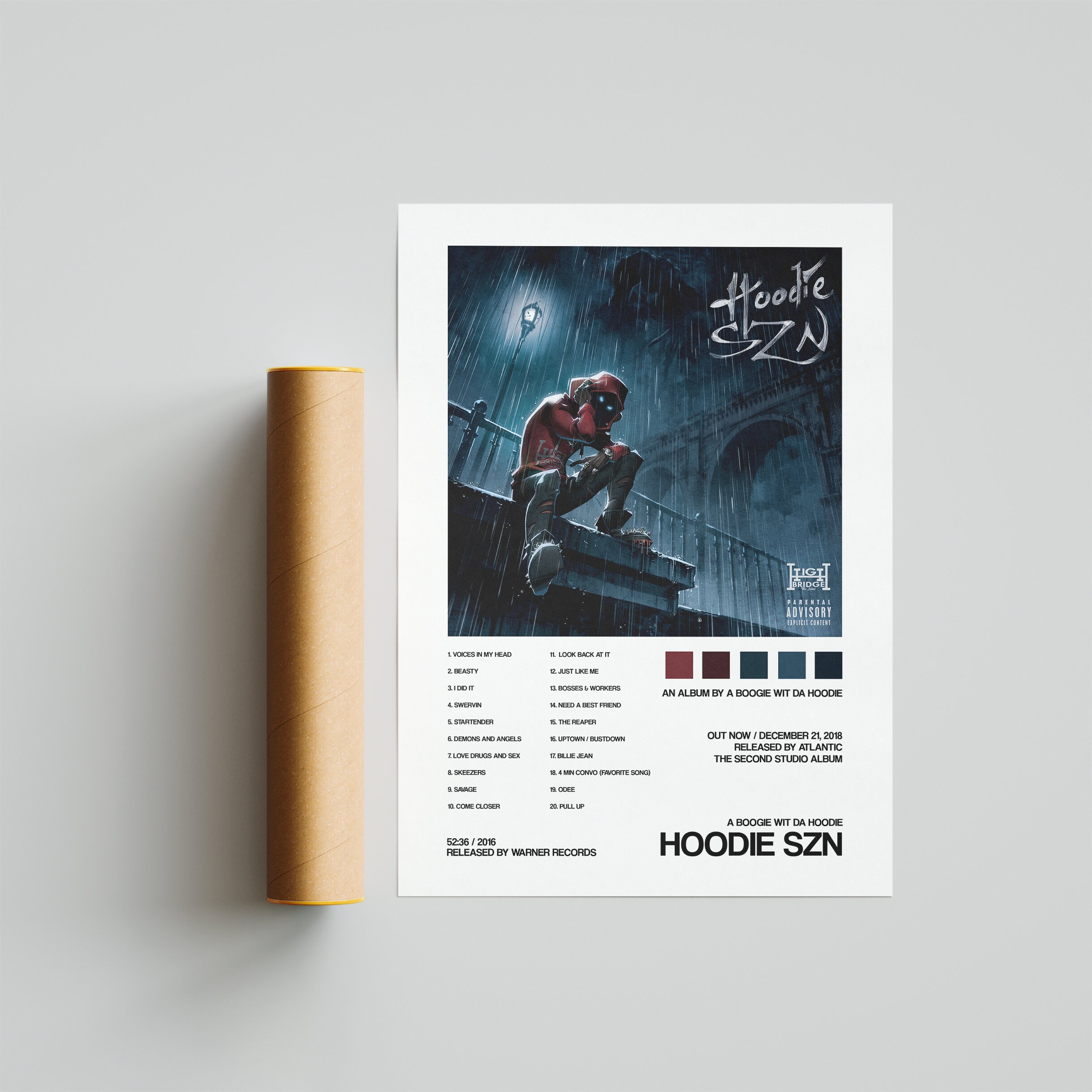 Ein Boogie Wit Da Hoodie Poster Hoodie SZN Album Cover | Etsy