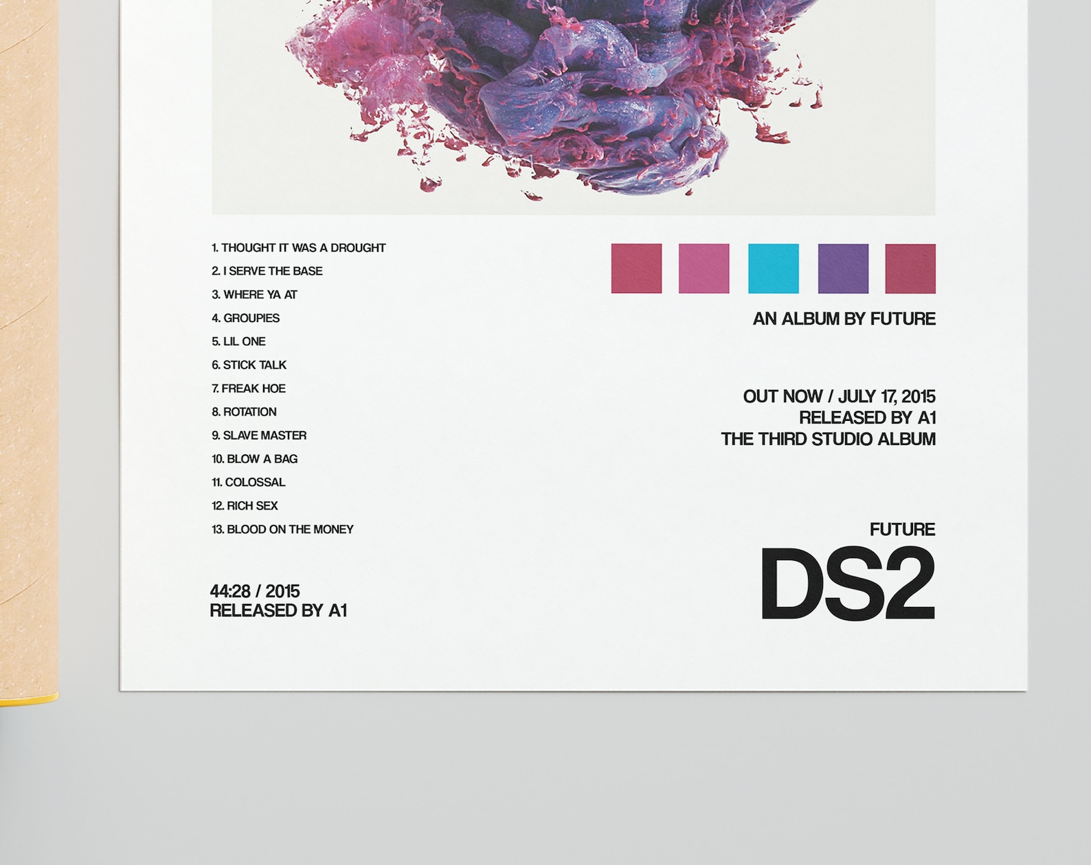 Future poster Future DS2 Album Cover poster album Etsy