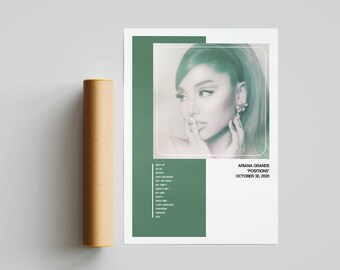 Ariana Grande Poster Ariana Grande Positions Album Cover | Etsy