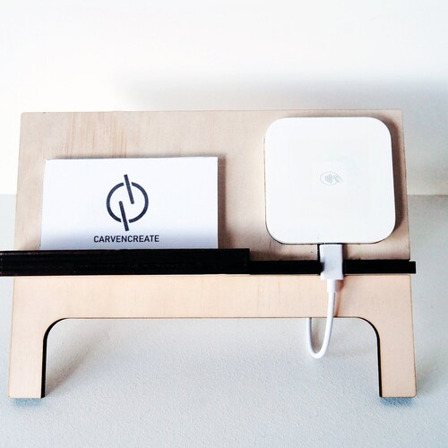 Square Reader Stand and Business Card Holder Style 1 - Etsy