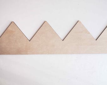 Zig zag edging or moulding - zigzag trim, zigzag pattern or border, Edging for DIY, zig zag wall border