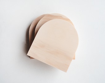 Espacios en blanco de madera de arco independiente (12 mm/19 mm) - Signo de madera en blanco, Espacio en blanco de artesanía, Espacios en blanco de madera independientes, Signo de mesa de boda, Signo de boda de bricolaje