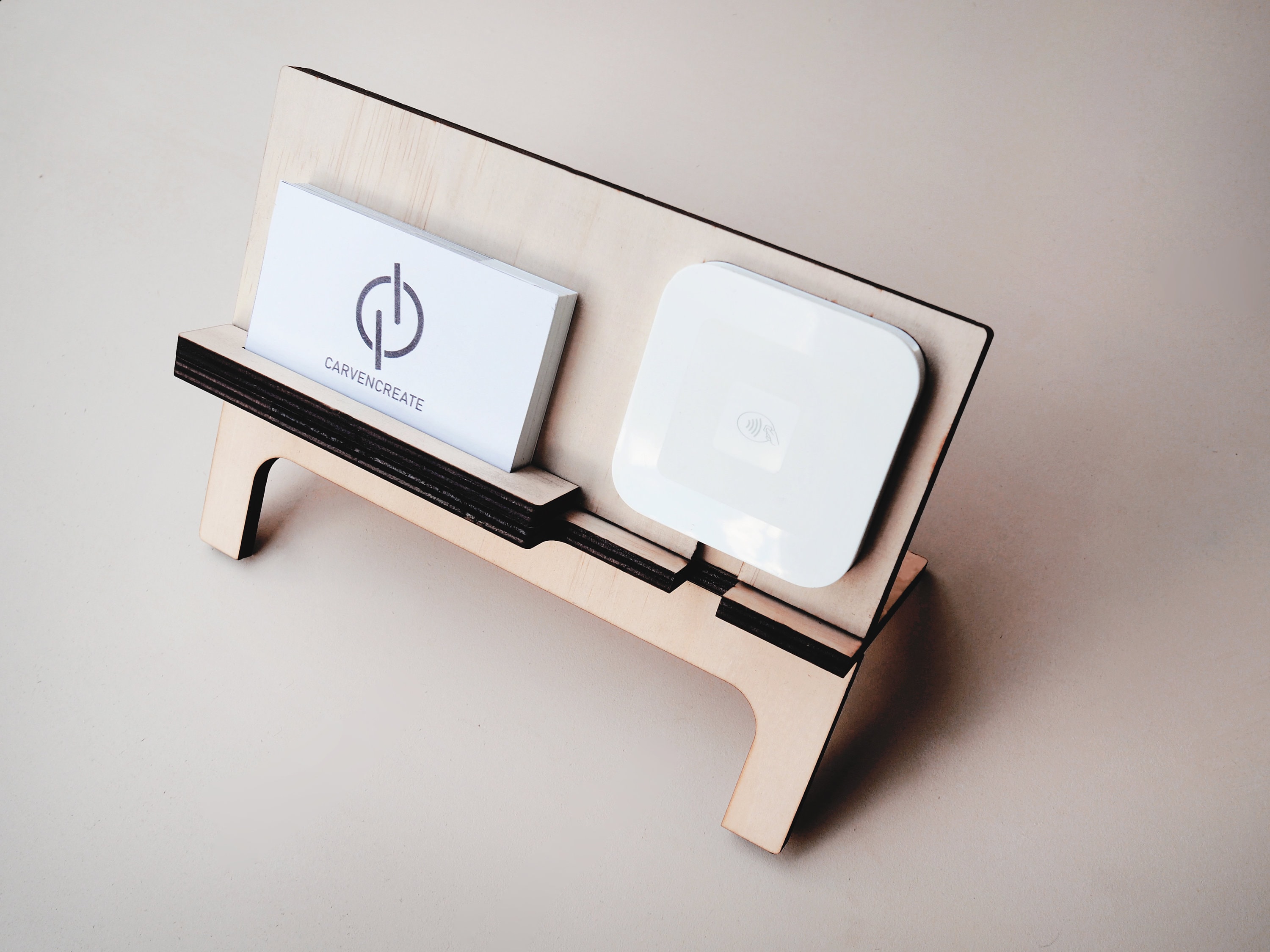 Square Reader Holder With Business Card Holder Square Reader Etsy Australia