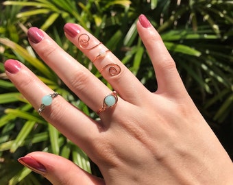 Amazonite Ring Etsy